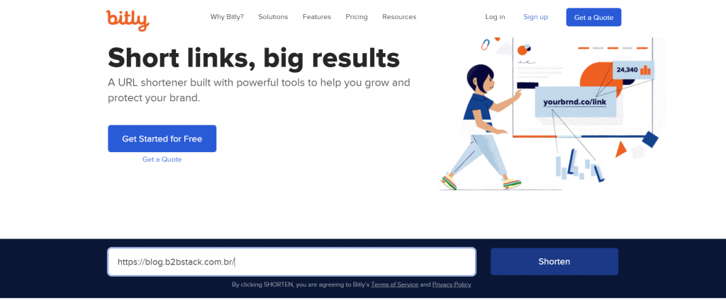 Como usar o Bitly